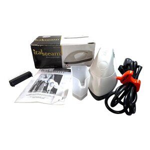 Italsteam Light Weight Travel Steam Iron Dual Voltage 110V Made in Italy Compact